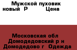 Мужской пуховик. новый  Р.52 54 › Цена ­ 4 900 - Московская обл., Домодедовский р-н, Домодедово г. Одежда, обувь и аксессуары » Мужская одежда и обувь   